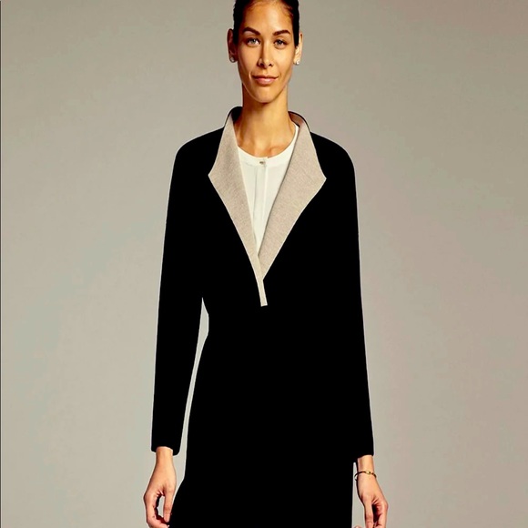 MM LaFleur O’Keeffe cardigan small black/cream - Picture 1 of 5